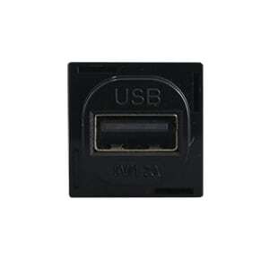 Single USB Charger - Black - CS-MUSB12B
