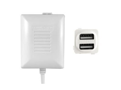Dual USB Charger Fast Charge - White - CS-MUSB31R