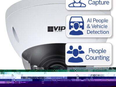 Ultimate AI Series 4.0MP Motorised Vandal Dome - VSIPU-4DIRM-I