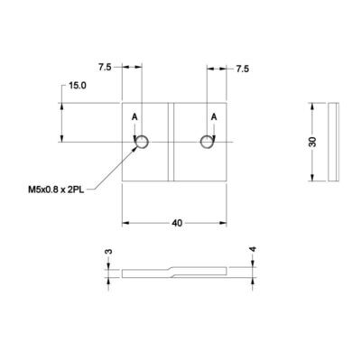 Extension Plate for Electric Strikes - ACLOCTAB - Image 2