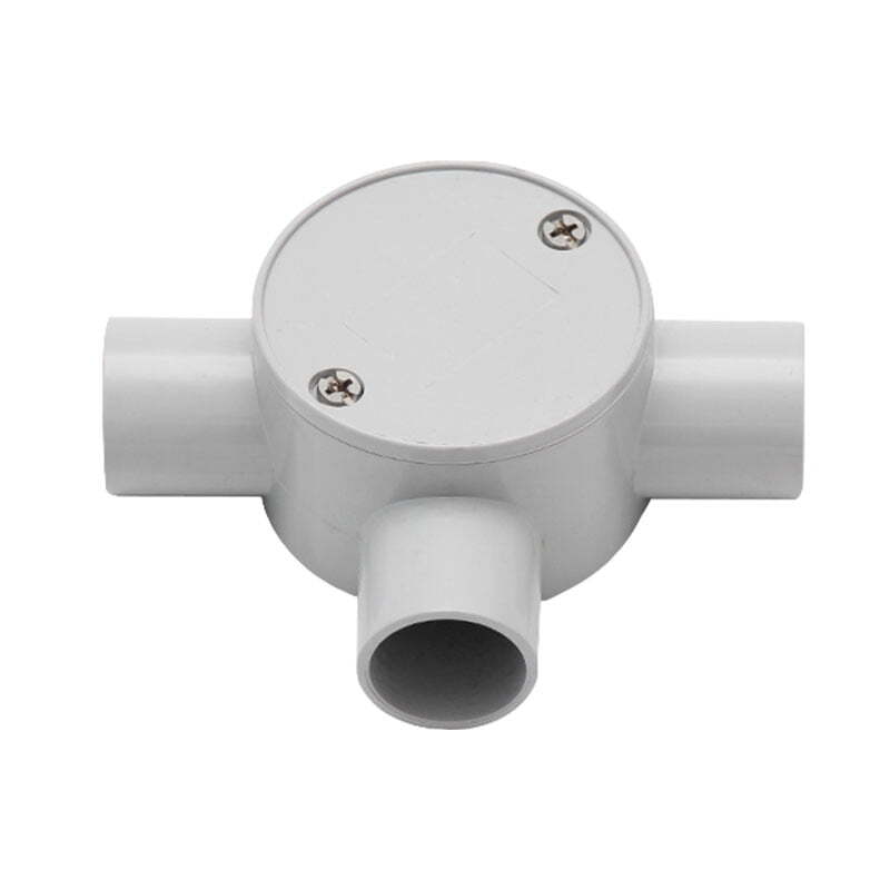 25mm Grey 3-way Junction Box - CNA126