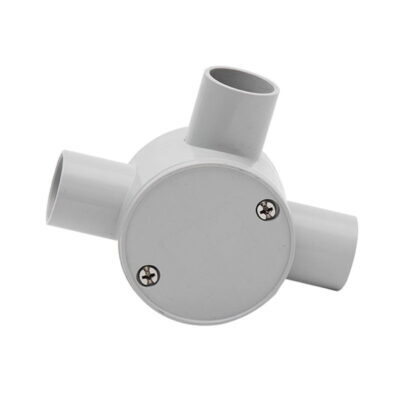 25mm Grey 3-way Junction Box - CNA126 - Image 2
