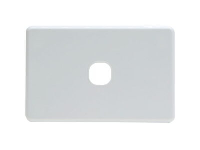 Grid Plate 1 Gang - White - ESW101