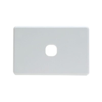 Grid Plate 1 Gang - White - ESW101