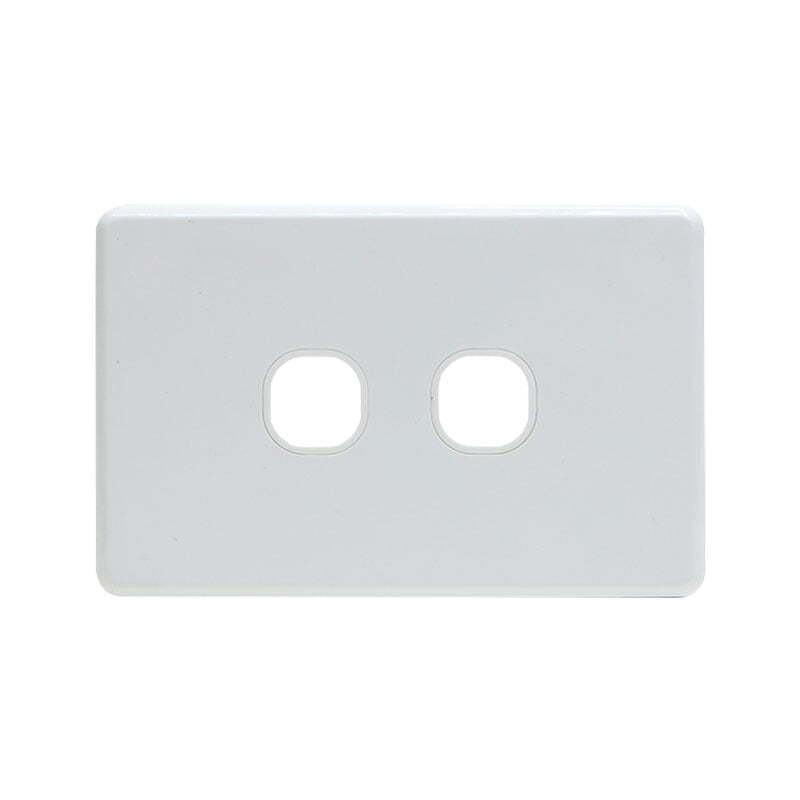 Grid Plate 2 Gang - White - ESW102