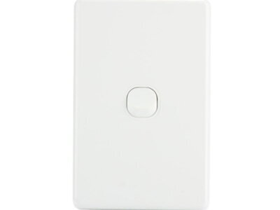 Light Switch 1 Gang - White - ESW130