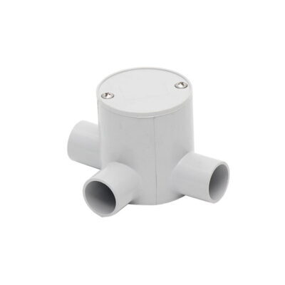25mm Grey 3-way Deep Junction Box - CNA166