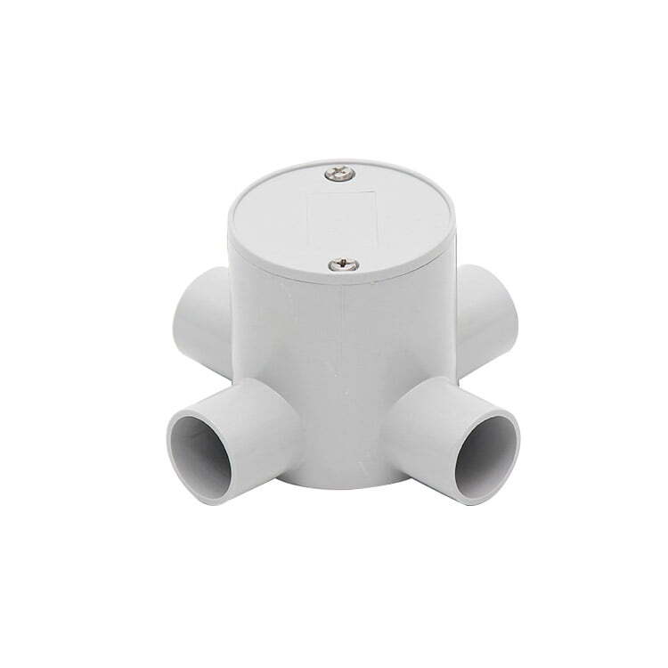 25mm Grey 4-way Deep Junction Box - CNA167