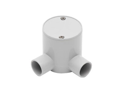 20mm Grey 2-way Angled Deep Junction Box - CNA168