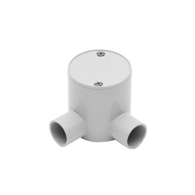 20mm Grey 2-way Angled Deep Junction Box - CNA168