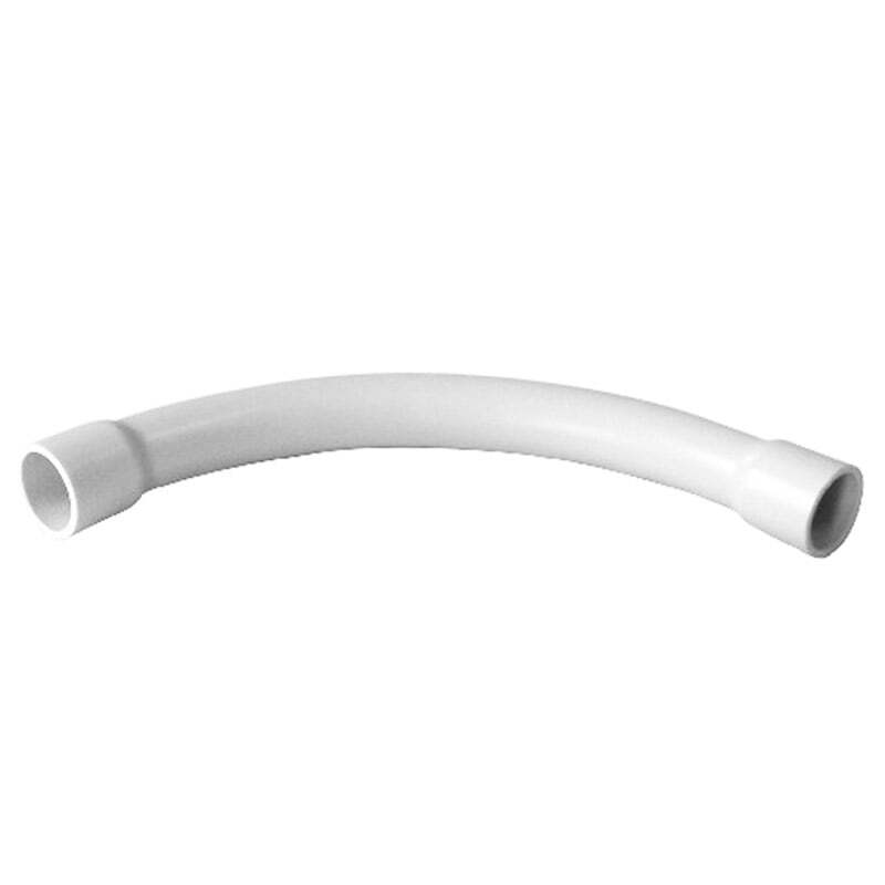 32mm White Medium Duty 90° Sweep Bend - CNA242