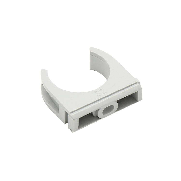 32mm Grey Conduit Clip - CNA282
