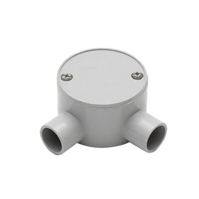 25mm Grey 2-way Angled Junction Box - CNA129