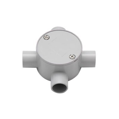 20mm Grey 4-way Junction Box - CNA123