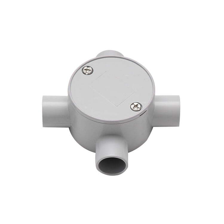 20mm Grey 4-way Junction Box - CNA123