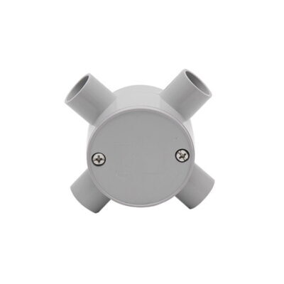 20mm Grey 4-way Junction Box - CNA123 - Image 2