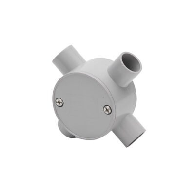 20mm Grey 4-way Junction Box - CNA123 - Image 3