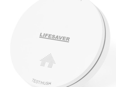 Low Profile Lithium Battery-Operated Photoelectric Smoke Alarm - SMODET9V1