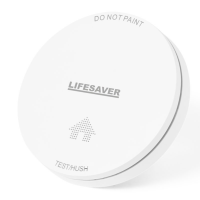 Low Profile Lithium Battery-Operated Photoelectric Smoke Alarm - SMODET9V1