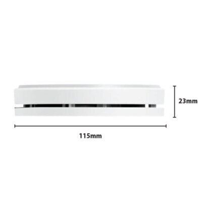 Low Profile Lithium Battery-Operated Photoelectric Smoke Alarm - SMODET9V1 - Image 3