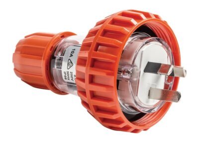 3 Pin Flat Industrial Plug 10A - P3101P