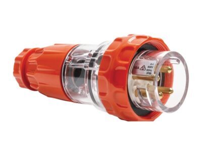 4 Pin Round Industrial Plug 40A - P440R3P