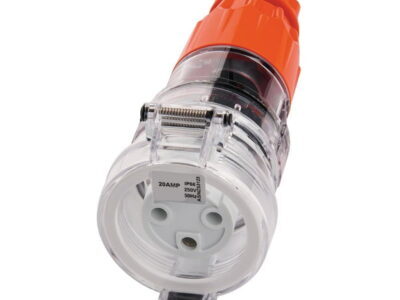 3 Pin Round Extension Socket 32A - SE332R3P