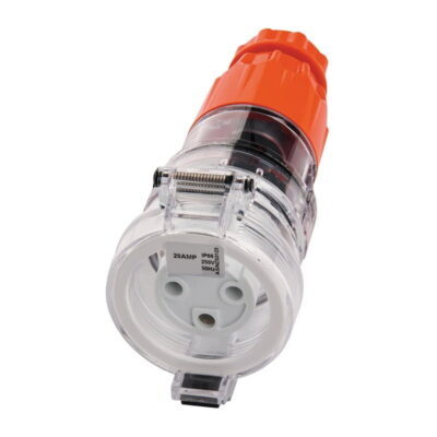 3 Pin Round Extension Socket 32A - SE332R3P