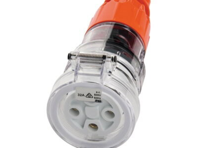 4 Pin Round Extension Socket 40A - SE440R3P