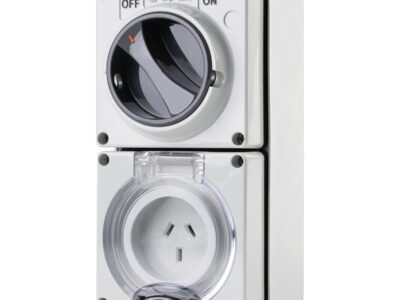 3 Pin Flat Industrial Switch & Socket 10A - SS3101P