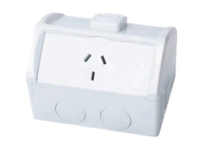 IP53 Weather Protected Single Power Point 10A - WGPO110