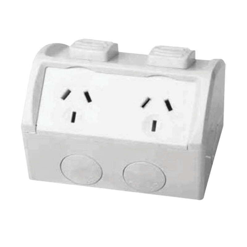 IP53 Weather Protected Double Power Point 15A