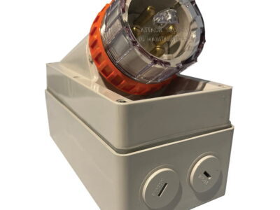 4 Pin Round Appliance Inlet 40A - AI440