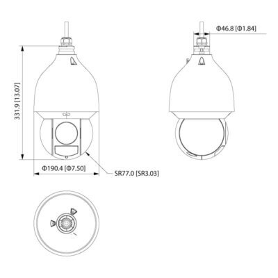 Professional AI Series 2.0MP 25x Zoom PTZ Dome - VSIPPTZ-2IRP-I2 - Image 7