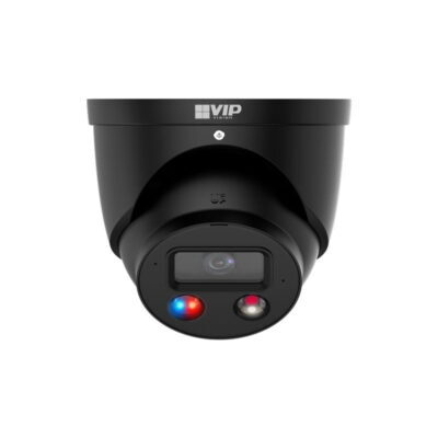 Professional AI Series 8.0MP Fixed Deterrence Turret (Black) - VSIPP-8DG-ID3-B - Image 3