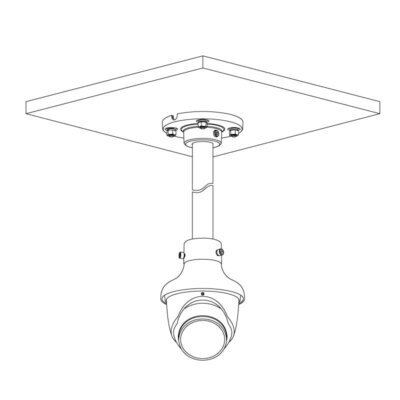 Professional AI Series 8.0MP Fixed Deterrence Turret (Black) - VSIPP-8DG-ID3-B - Image 8