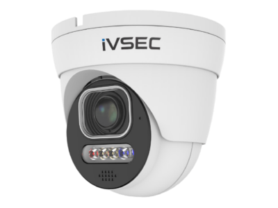IVSEC TURRET IP CAM 8MP 25FP MOTORISED 2.8-12MM LENS FULL COLOUR ADV DET ADV IVS