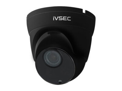 IVSEC TURRET IP CAMERA 8MP SONY SENSOR MOTORISED 2.8-12 LENS POE IP66 45M IR BLACK