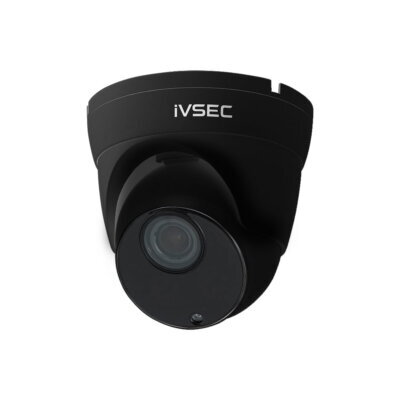 IVSEC TURRET IP CAMERA 8MP SONY SENSOR MOTORISED 2.8-12 LENS POE IP66 45M IR BLACK