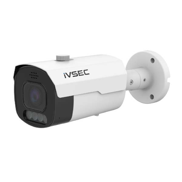 IVSEC BULLET IPCAM 8MP 25FPS MOTORISED 2.8-12MM FULL COLOR ADV DET