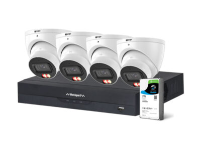 6.0MP AI Smart Dual Light CCTV Kit with 4 Cameras (2TB) - NVRKIT-G462-4C