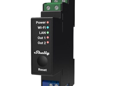 2 CIRCUIT DIN RAIL WI-FI RELAY SWITCH WITH POWER METERING