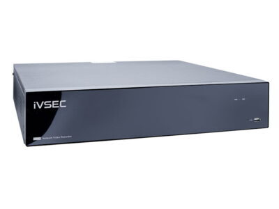 IVSEC NR6648EX NVR 64CH 2 GIGABIT PORTS 8 BAYS H265 4K HDMI ADV IVS