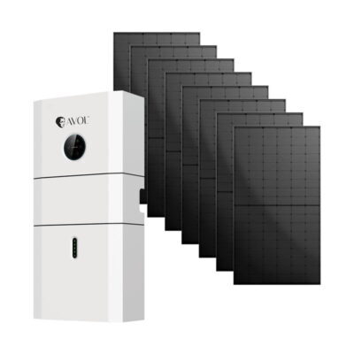 3.5kW Panels + 5kW AVOL Battery Solar System Kit - PWRSLR-J3P5B