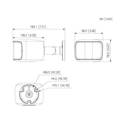 Professional AI Series 8.0MP 180° Active Deterrence Bullet - VSIPP-8BD-ID3 - Image 5