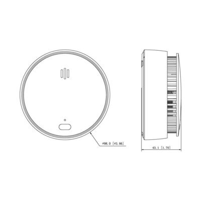 Watchguard Wireless Smoke Alarm - ALM-D1-SMK - Image 4