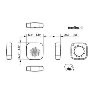 Watchguard Wireless Indoor Siren - ALM-D1-SIR - Image 3