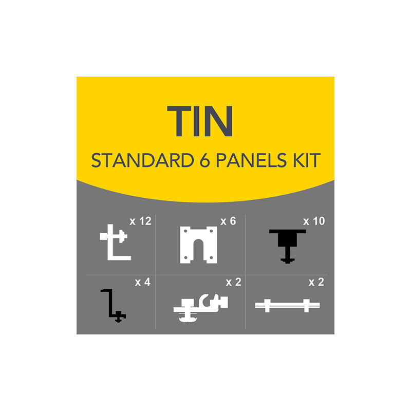 6 Panel Tin Roof Kit - SLR-AT1.5PTIN