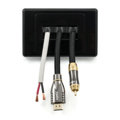 Brush Wall Plate | Black - ESW190B - Image 2