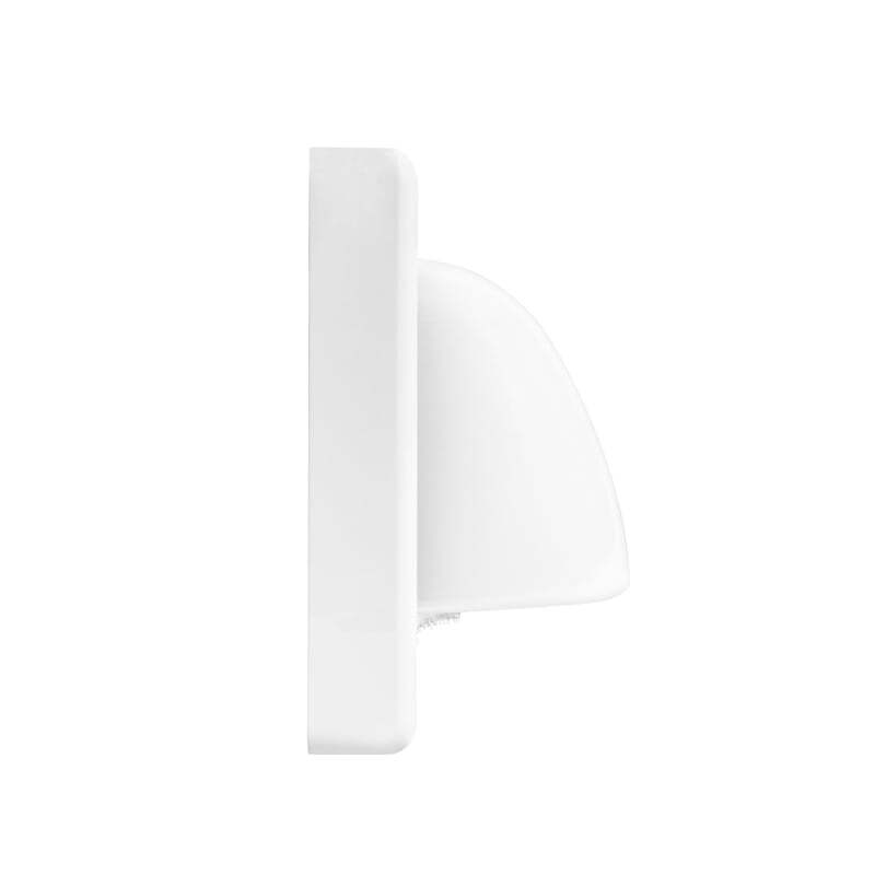 Brush Wall Plate | Bull Nose | White - ESW191